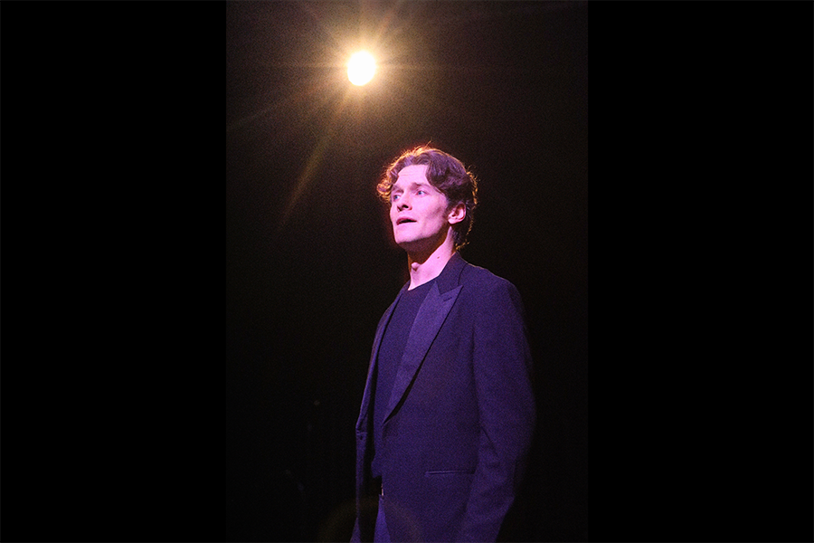 Jacob Collins-Levy as Hamlet (photograph by Ben Andrews, The Maybe Pile)